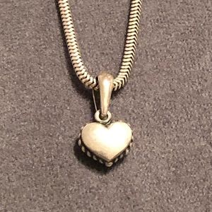 Lagos Caviar Heart Pendant Necklace